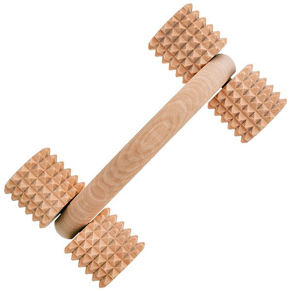 Массажер "Коромысло" зубчатый МА8304 деревянный Тимбэ купить в OrtoMir24